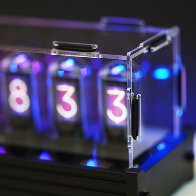 Copertura antipolvere acrilica delle feste di compleanno per l'orologio di Digital dei segni di conferenza
