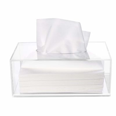 Alta planarità di apertura del chiaro del tessuto dell'erogatore contenitore acrilico superiore di asciugamano di carta