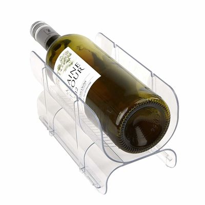 Sistema di memorizzazione di plastica acrilico modulare del frigorifero della portabottiglia del vino