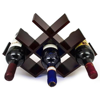 Lo scaffale acrilico della bottiglia di artigianato fine, lo scaffale 17.3x11.5x4 del vino della farfalla misura