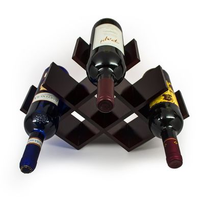 Lo scaffale acrilico della bottiglia di artigianato fine, lo scaffale 17.3x11.5x4 del vino della farfalla misura
